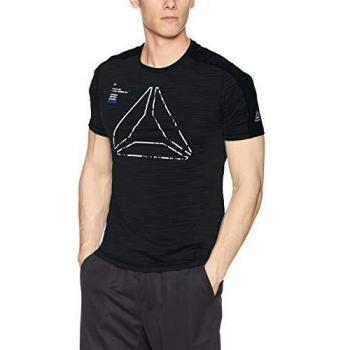 Reebok Ost Activchill Graphic T Camiseta, Hombre, Negro, XL