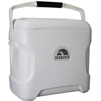 Igloo Nevera portátil Marine Ultra 28 litros Pesca, Nautica, Blanco, 46x29x43