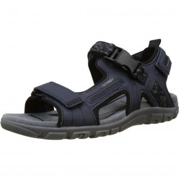 Geox UOMO Sandal Strada A, Sandalia con Pulsera Hombre, Azul