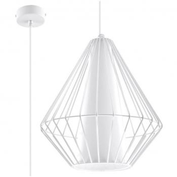 Lámpara de techo DEMI blanco con tecnología LED, casquillo E27