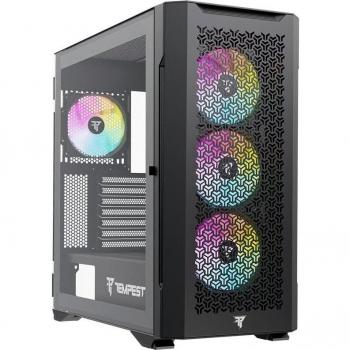 Caja Semitorre ATX Tempest Bastion  Negro