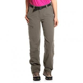 Maier Sports Women's Lulaka Roll-Up Outdoor Pants, Teak Color, Size 40