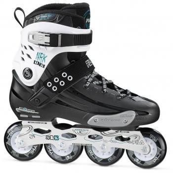 Fila Skates Nrk Bx Patines en Linea, Unisex Adulto, Negro / Blanco, 7.0