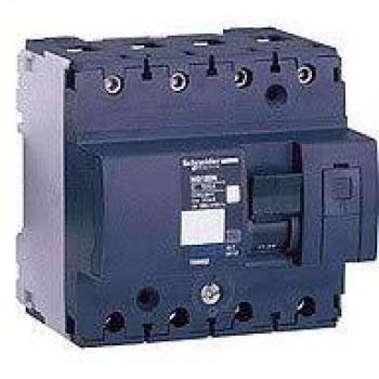 Schneider Electric 18673 Interruptor Automático Magnetotérmico, NG125N, 4P, 100A, Curva D