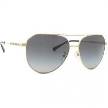 Michael Kors Cheyenne MK1109 Full-Rim Pilot Sunglasses Gold Stainless Steel Frame