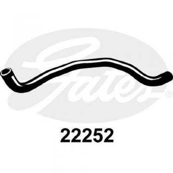 Manguera del radiador GATES 22252 - Tubería de radiador, resistente a altas temperaturas, fabricada con materiales de alta calidad, diseñada para un ajuste perfecto y durabilidad en sistemas de refrigeración