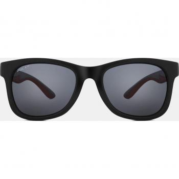 Polar 5010 para Niños 75 - Gafas de sol infantiles rectangulares en negro con lentes polarizadas