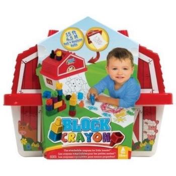 Buki 6005 - Crayones de colores en forma de cubos apilables