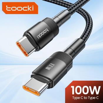 Toocki 100W USB C to USB C Fast Charging PD Cable for Xiaomi and MacBook