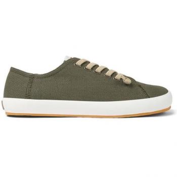 CAMPER Peu Rambla Men's Sneakers - Green, Size 42, Cotton Fabric