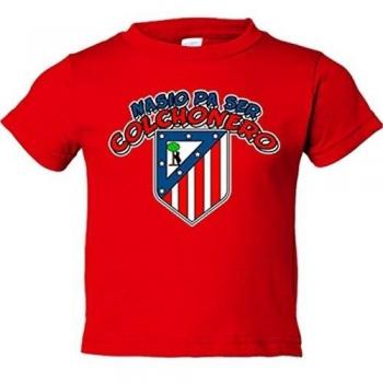 Camiseta niño nacido para ser colchonero Atletico de Madrid - Rojo, 5-6 años