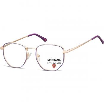Montana Eyewear MM590 MM590A Armazones Gafas Recetadas para Hombre Color Purple con lentes de prescripción, diseño moderno y cómodo ajuste