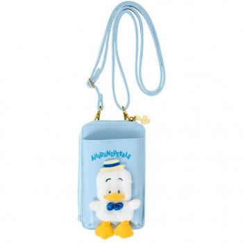 Sanrio Ahiru No Pekkle Singing Dancing Crossbody Phone Pouch 10 x 3.5 x 17cm - Women's