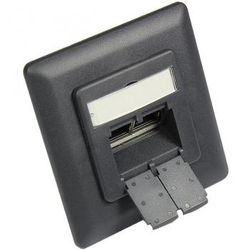 Toma de conexión RJ45 CAT.6 UP gris antracita GOOD CONNECTIONS GC N0052AG