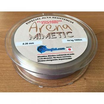 Línea de pesca Estanfish Monofilamento Arena 1000 M Transparente, Nylon Monofilamento Arena Mimetic 0.26 - 1000m 14kg