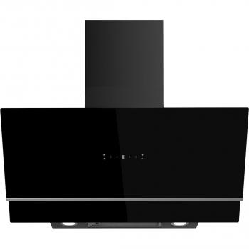 Midea MH90A4300B-ES Campana Decorativa Pared 90cm Cristal Negro 4 Niveles de Extracción