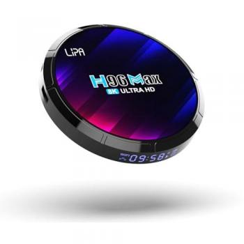 Lipa H96 Max RK3528 Android TV Box 64GB - Reproductor Multimedia 4K con Android 13, Wifi y Ethernet