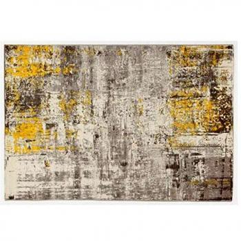 Alfombra crudo y amarillo 160 x 230 cm CAPS de Miliboo