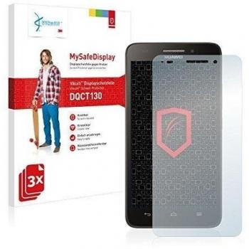 3x Vikuiti MySafeDisplay Protector de Pantalla DQCT130 de 3M para Huawei Ascend G620s
