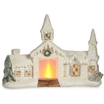 Figura Decorativa Navidad Casa 10,2 x 30,2 x 40 cm Cerámica