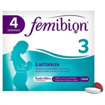 Femibion 3 Lactancia - 28 Comprimidos + 28 Cápsulas, Vitaminas y Minerales Esenciales para el Desarrollo Normal de Tu Bebé