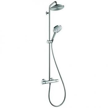 Hansgrohe 27115000 Raindance Select S 240 columna de ducha, 3 tipos de chorro, cromo