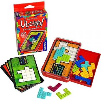 Kosmos Ubongo: Portable Tile Puzzle Game for Family Fun, Ages 8+