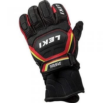 Leki Worldcup Race Flex S LT Speed System RediTC - Guantes de esquí, Unisex adulto, color blanco / rojo, tamaño 9-