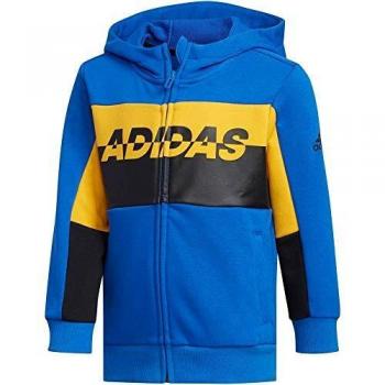 adidas LB Ft Kn Jkt Chaqueta, Unisex niños, Azul/Oroact/Negro, 140