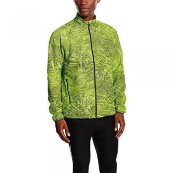 adidas XA WOV JKT - Chándal para hombre, color lima / negro, talla L