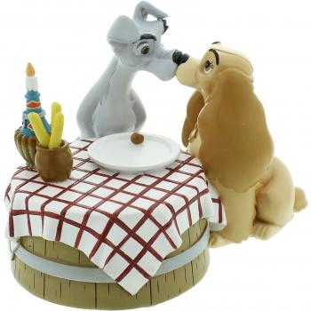 Disney Lady and the Tramp Love Figura de recuerdo de mesa