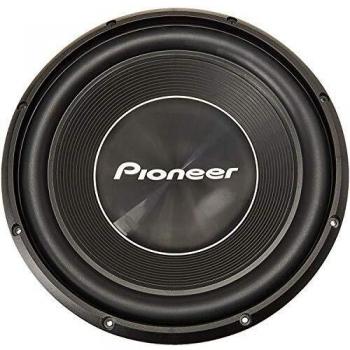 Pioneer TS-300D4 - Subwoofer con Doble araña y Montaje del Motor como catalizadores, Color Negro