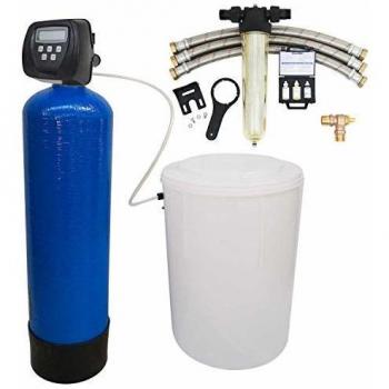 Descalcificador Suavizador de Agua Bi-bloques 30L Clack WS125V Completo con Kit de Instalación