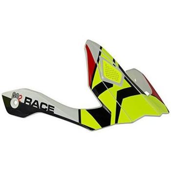 Mots Visera Casco Trial GO2 RACE, Rojo, Rojo/Fluo, Talla ÚNICA