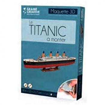 Puzzle maquette 3D Titanic - 111 piezas - A partir de 8 años