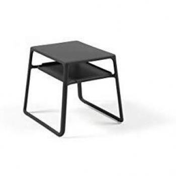Mesa Auxiliar Nardi Pop Atlantico; 37x29x39 cm; Antracita; Rectangular