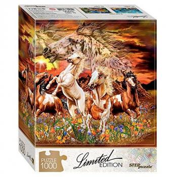 Puzzle Paso - Encuentra 12 Caballos, 1000 piezas
