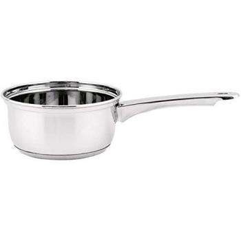 Cazo Quid Ottawa Acero Inoxidable 14 cm - Higiénico - Apto para Lavavajillas - Compatible con Cocinas Eléctricas, Gas, Vitrocerámica e Inducción