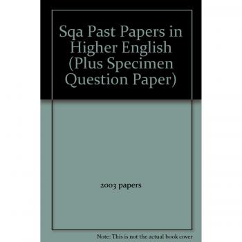 HIGHER ENGLISH SQA PAST PAP SPEC Q: Plus Specimen Question Paper