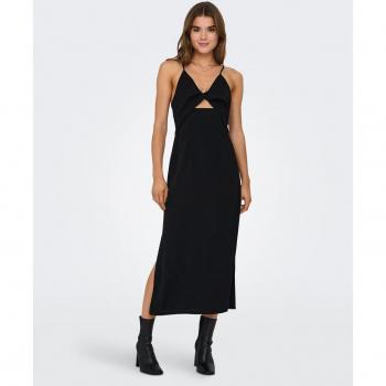 Vestido largo básico Only Iris Thalia Negro