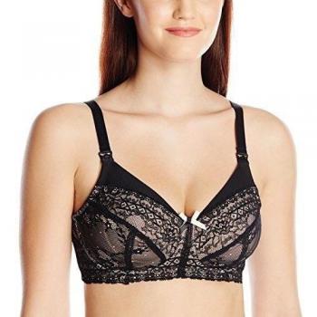 Panache - Sujetador para mujer, talla 80G, color Negro/Color piel