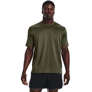Camiseta de Hombre Under Armour Tech Vent de Manga Corta en Gris, Verde y Verde Oliva - Talla 2XL