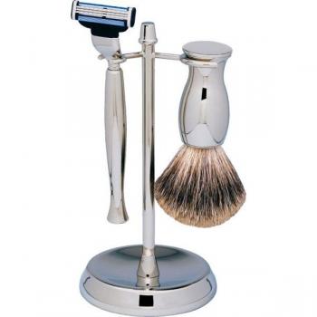 Set de afeitado metálico ERBE unisex 1 pieza