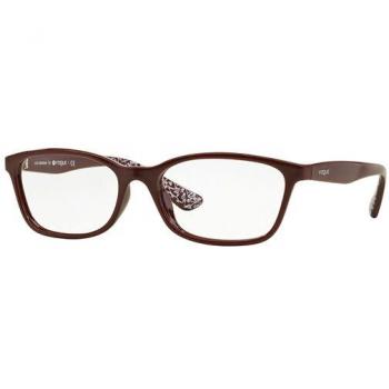 Vogue Eyewear VO5024D Asian Fit 2362 Women’s Eyeglasses Burgundy Size 53 (Frame Only) - Blue Light Block Available