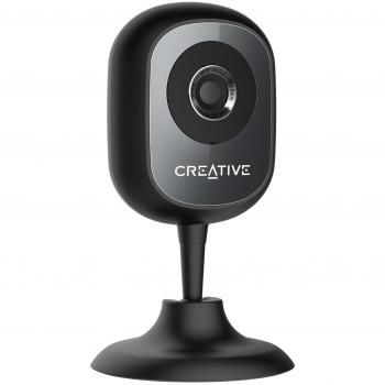 Creative Labs Live! CAM IP SmartHD - Cámara de vigilancia por WiFi, Color Negro