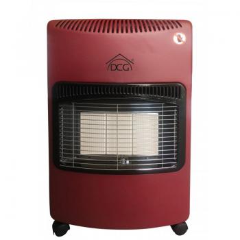 Estufa a Gas 2KW con Sensor de Seguridad y Quemador de Infrarrojos Color Rojo