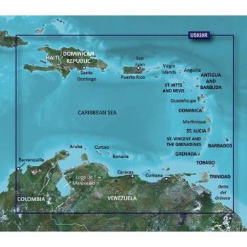 Garmin 010-C0731-20 BlueChart G2 HD - HXUS030R - Southeast Caribbean - microSD/SD