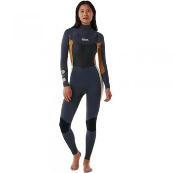 Rip Curl Traje De Neopreno Dawn Patrol 3/2 Mm Con Mangas Largas Y Cremallera Pectoral