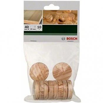 Bosch 2 609 255 325 - Pack de 10 espigas de madera