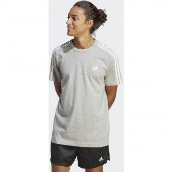 Camiseta Adidas Essentials 3 bandas de manga corta para hombre